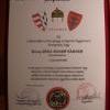 lovag Jéga Szabó László (Tamás) alkotóművész - diploma 2006 Debrecen